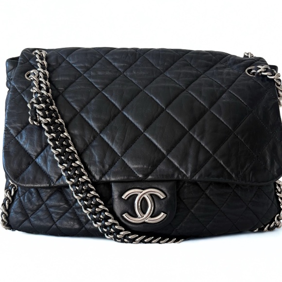 CHANEL Handbags - Chanel Quilted Maxi Chain Around Flap Bag